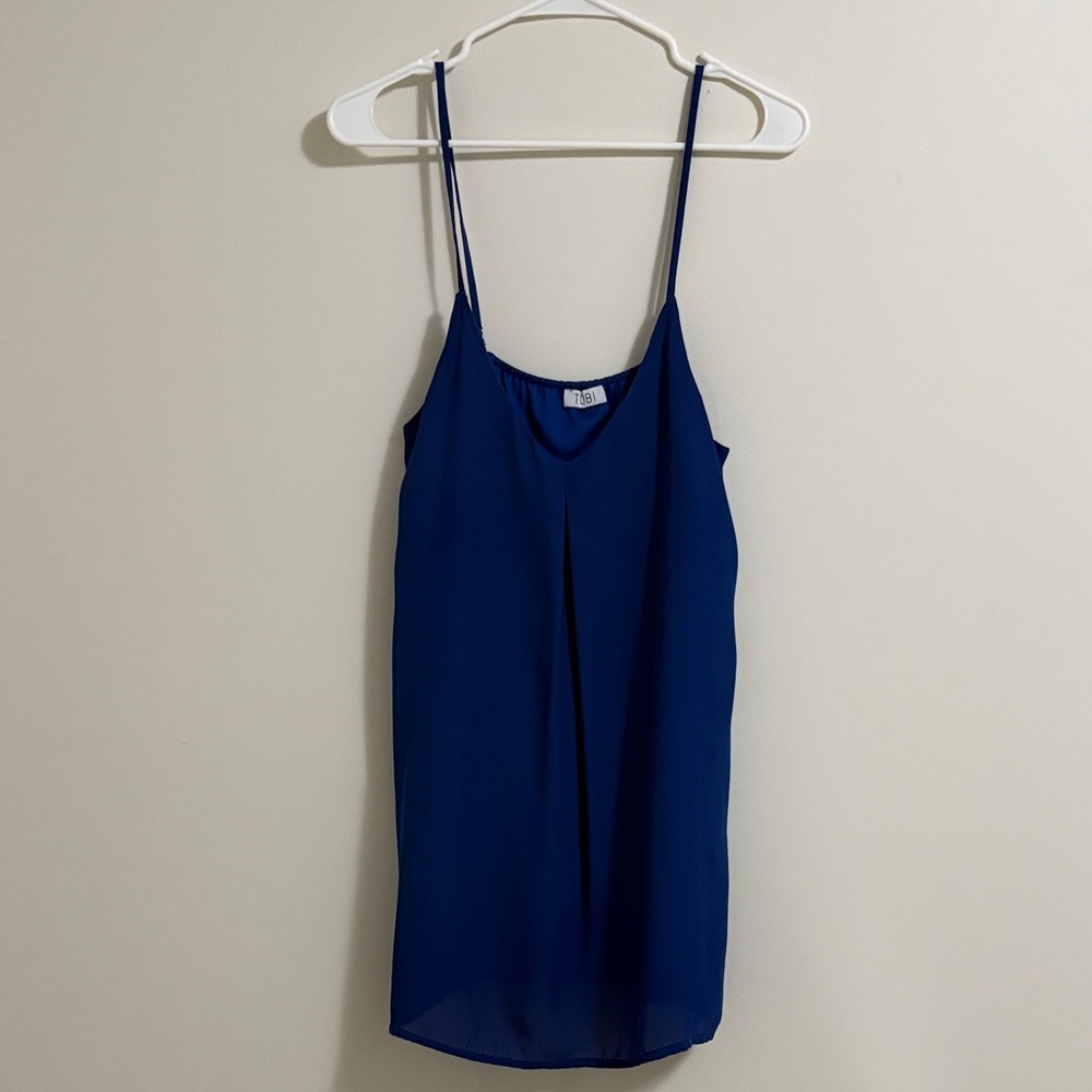 Blue Spaghetti Strap Dress